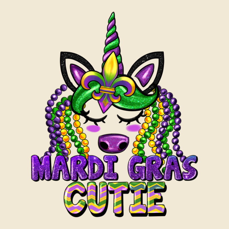 Mardi Gras Cutie Unicorn Ladies Tee by CowGirlArtShop | Teevron