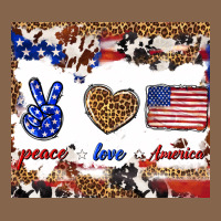 Peace Love America Premium Tee | Teevron