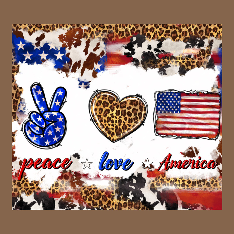 Peace Love America Premium Tee by TumblerDesignByShophia | Teevron