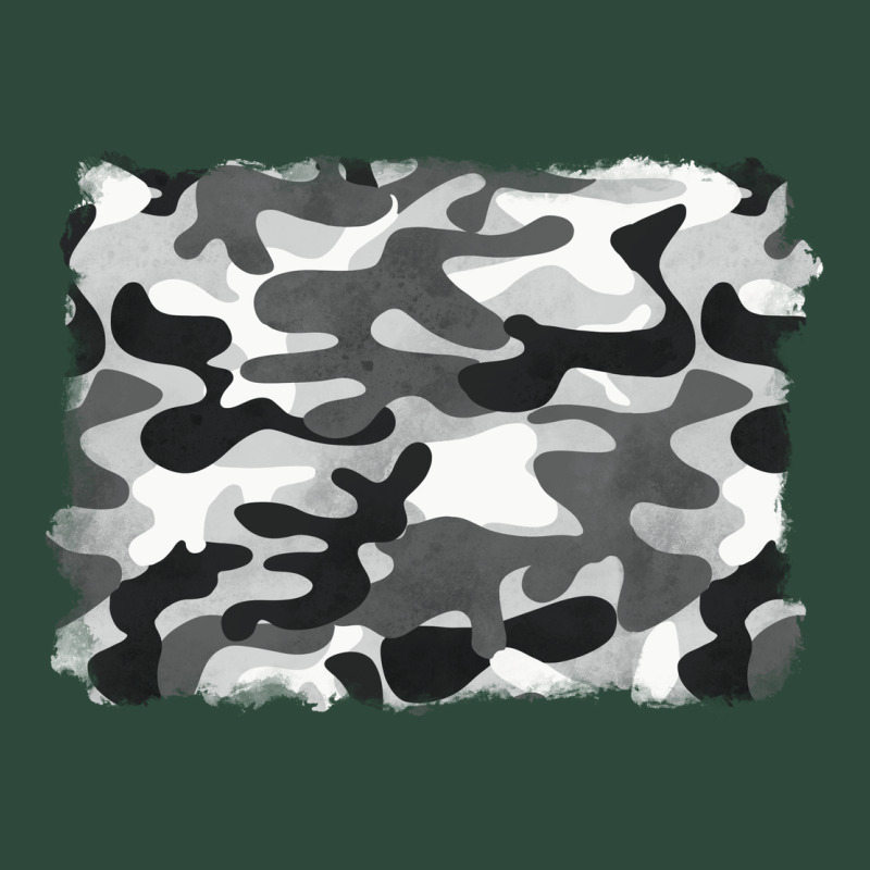 Black And White Camouflage Zipper Hoodie by BarkalooDesign | Teevron