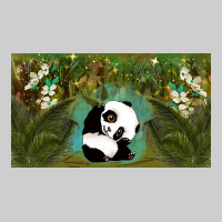 Cute Panda Premium Tee | Teevron