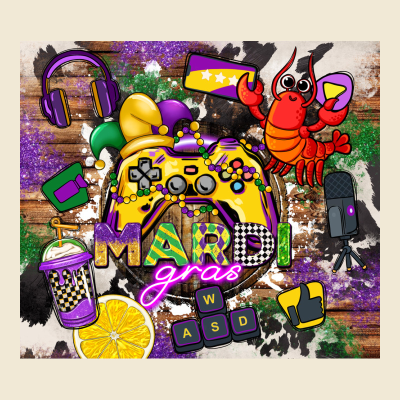 Mardi Gras Gamer Ladies Tee by CowGirlArtShop | Teevron