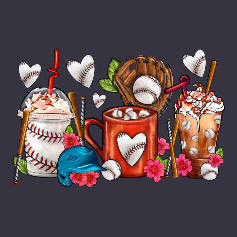 Baseball Coffee Cups Vintage Hoodie by FaDigitalArtStudio | Teevron