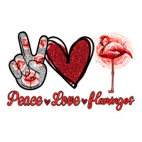 Peace Love Flamingo Premium Tee | Teevron