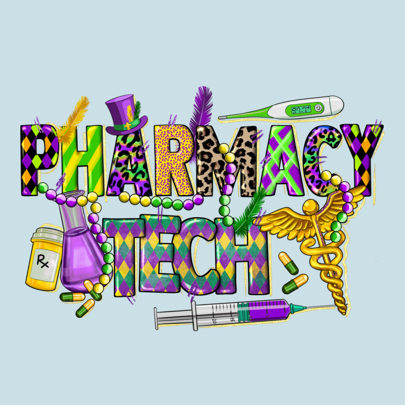 Mardi Gras Pharmacy Tech Ladies Tee by CowGirlArtShop | Teevron