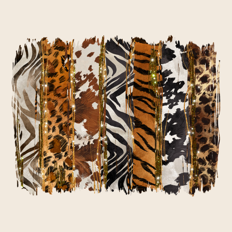 Western Animal Patterns Brushstoke Zipper Hoodie by BarkalooDesign | Teevron