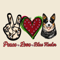 Peace Love Blue Heeler Premium Tee | Teevron