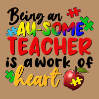 Being An Au Some Teacher Is A Work Of The Heart Vintage Hoodie | Teevron
