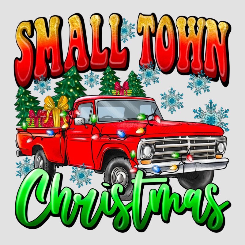 Small Town Christmas Premium Hoodie by CowhideDigitalArt | Teevron