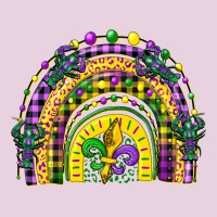 Mardi Gras Rainbow And Fleur De Lis Ladies Tee | Teevron