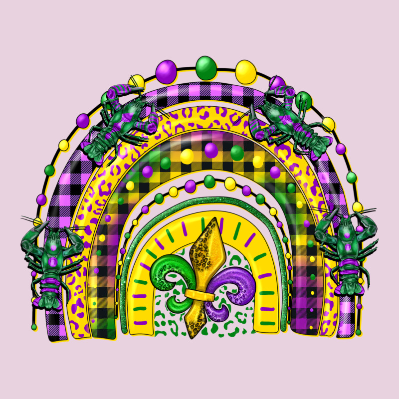 Mardi Gras Rainbow And Fleur De Lis Ladies Tee by CowGirlArtShop | Teevron