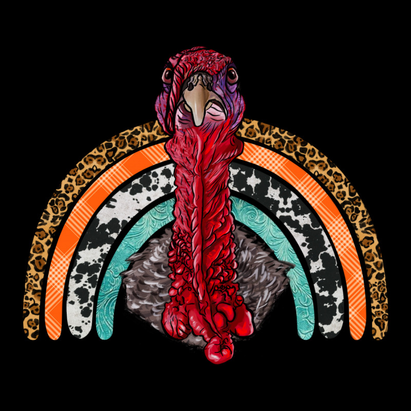 Thanksgiving Turkey Rainbow Long Sleeve Tee by RanaPortraitStore | Teevron