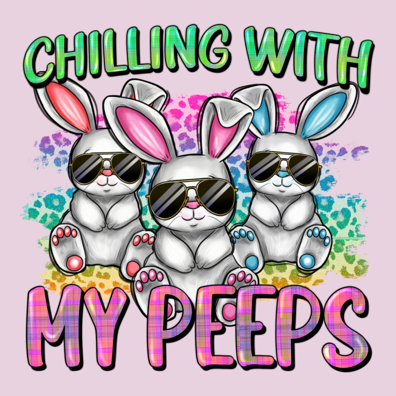 Chilling With My Peeps Easter Bunnies Cowgirl Cowg Classic Tee by CowGirlArtShop | Teevron