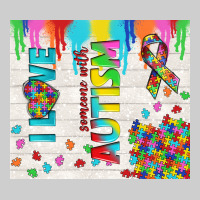I Love Someone With Autism Premium Tee | Teevron