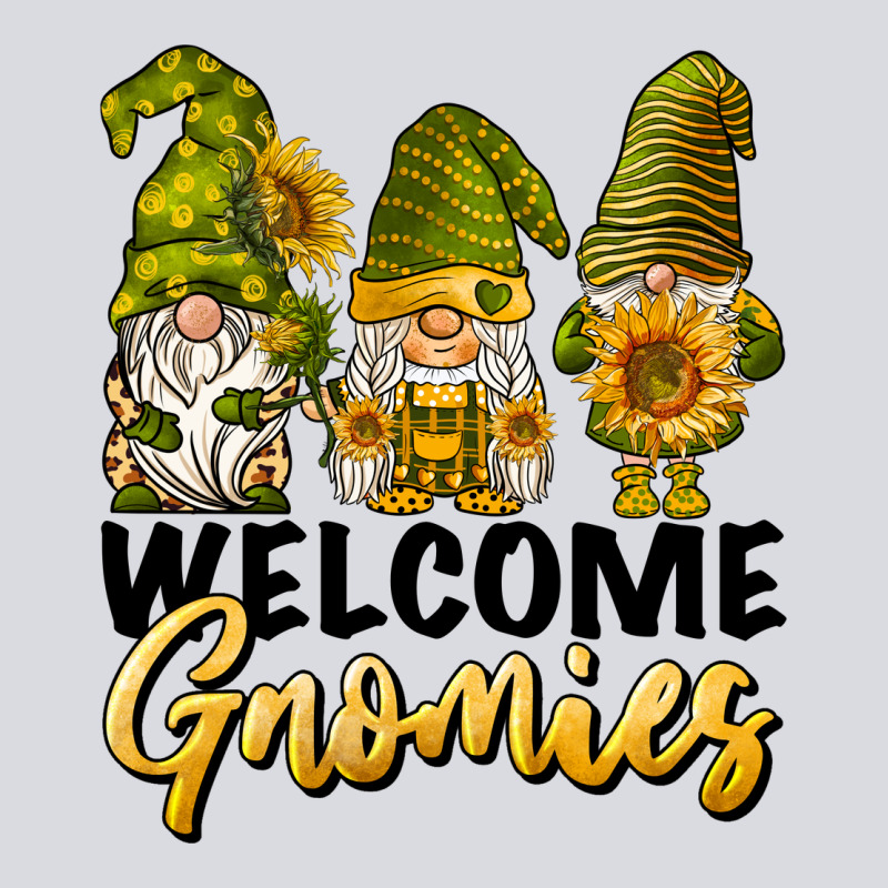 Welcome Gnomies Sunflowers Zipper Hoodie by BarkalooDesign | Teevron