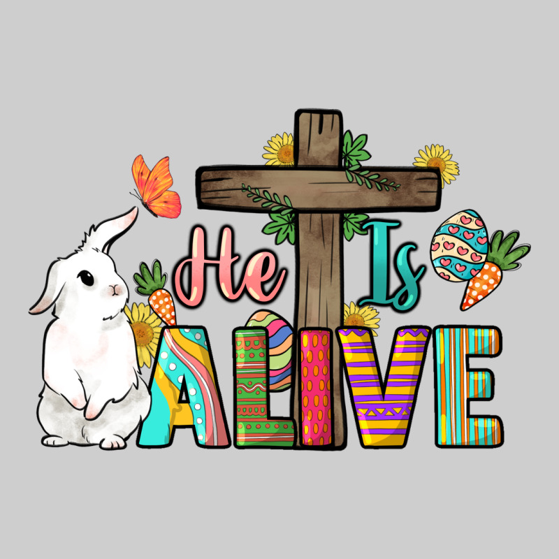 He Is Alive Easter Day Premium Tee by HowdyJamesFarm | Teevron