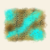 Turquoise Leopard Background Vintage Tee | Teevron
