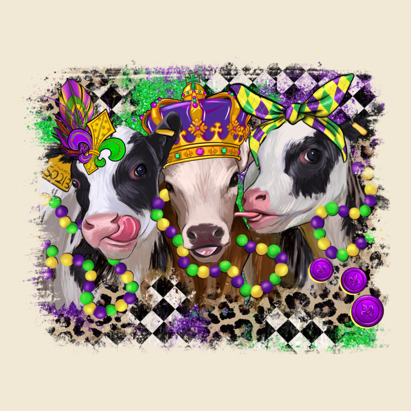 Mardi Gras Heifers Ladies Tee by CowGirlArtShop | Teevron