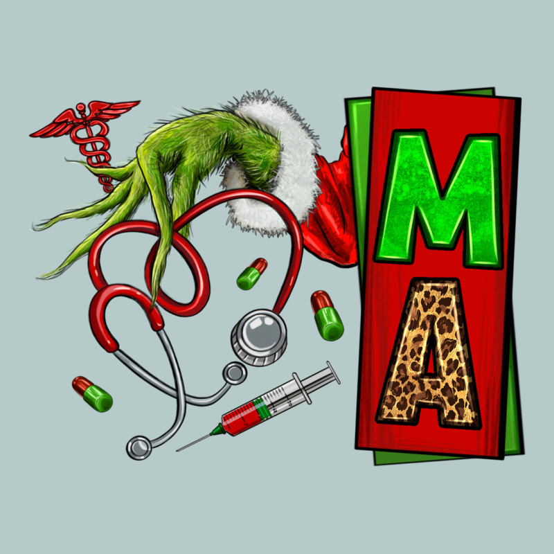 Christmas Character Nurse Heavy Core Tee by NancyCooperArtShop | Teevron