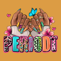 Periodt Afro Woman Nail Art Urban Heavy Tee | Teevron