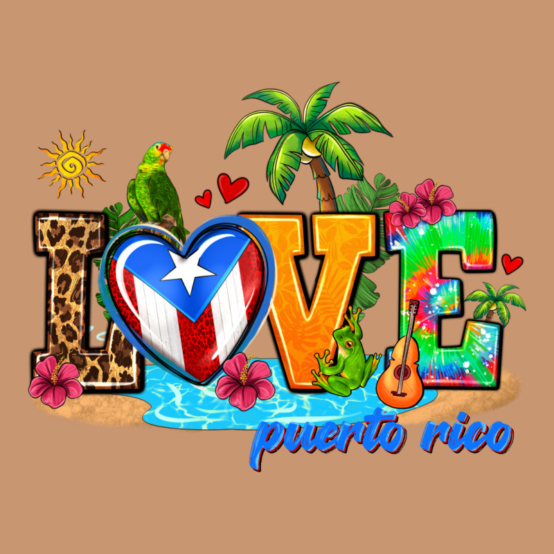 Love Puerto Rico Heavyweight Hoodie by AdoDesignShop | Teevron