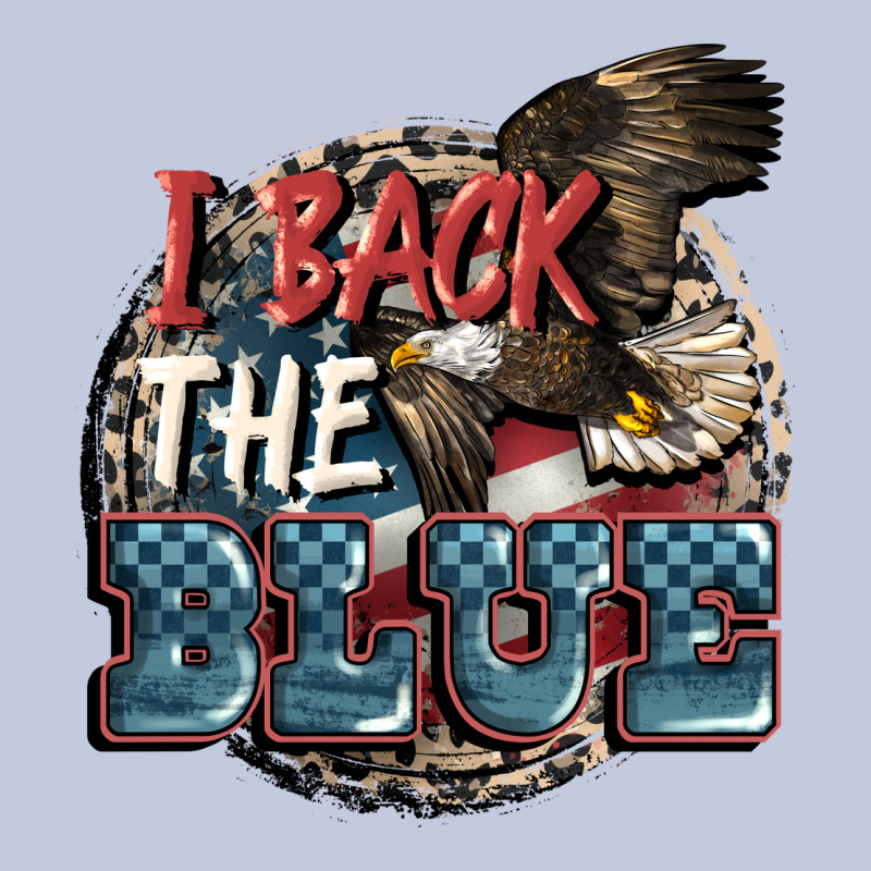 I Back The Blue Long Sleeve Tee by FaDigitalArtStudio | Teevron