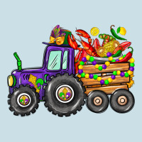 Mardi Gras Tractor Ladies Tee | Teevron