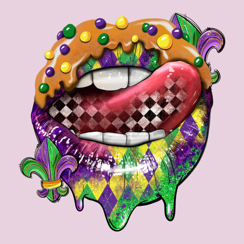Mardi Gras Lips Ladies Tee by CowGirlArtShop | Teevron