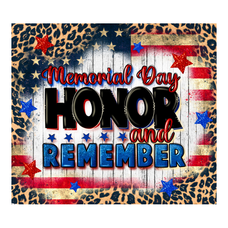 Memorial Day Honor And Remember Ladies Tee by CowGirlArtShop | Teevron