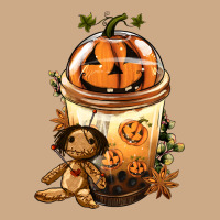 Halloween Jack O Lantern Bobba Cup Vintage Hoodie | Teevron