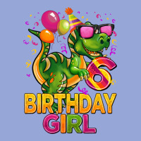 6th Birthday Girl T Rex Pink Classic Tee | Teevron