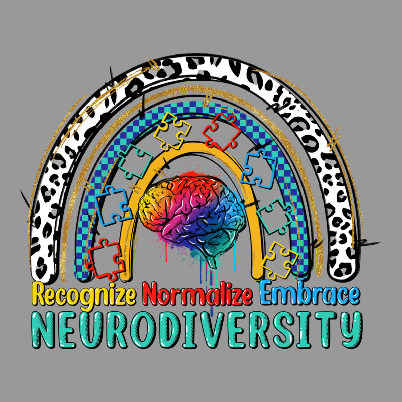 Recognize Normalize Embrace Neurodiversity Autism Vintage Hoodie by FaDigitalArtStudio | Teevron