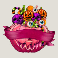 Personalized Girl Halloween Candy Heavy Core Tee | Teevron