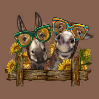 2 Donkeys With Sunflowers Zipper Hoodie | Teevron