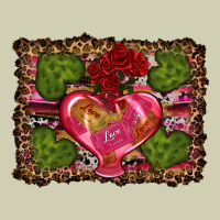 Western Background Valentine's Day Heavy Core Tee | Teevron
