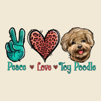 Peace Love Toy Poodle Premium Tee | Teevron