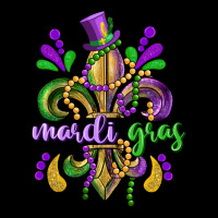Mardi Gras Fleur De Lis Ladies Tee | Teevron