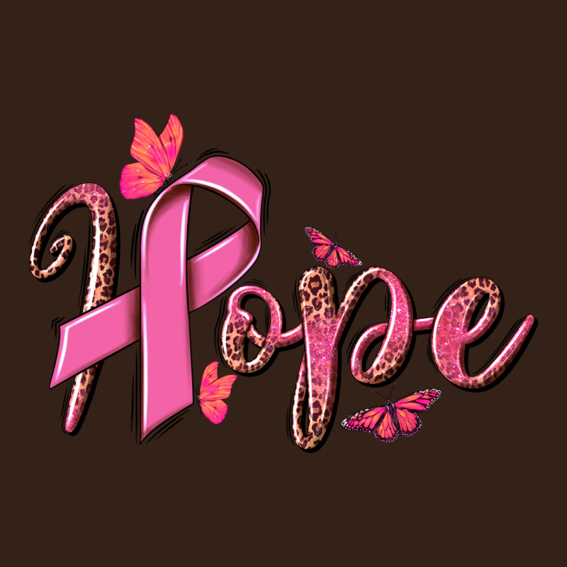 Hope Breast Cancer Heavy Core Tee by NancyCooperArtShop | Teevron