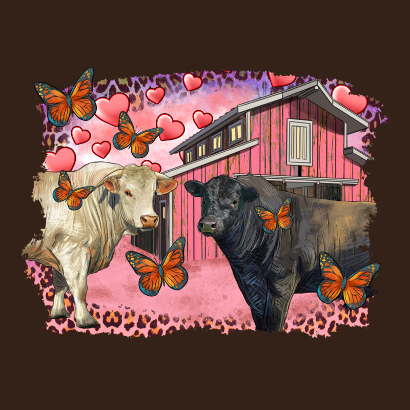 Valentine's Day Barn And Black Angus With Charolais Heavy Core Tee by RanaPortraitStore | Teevron