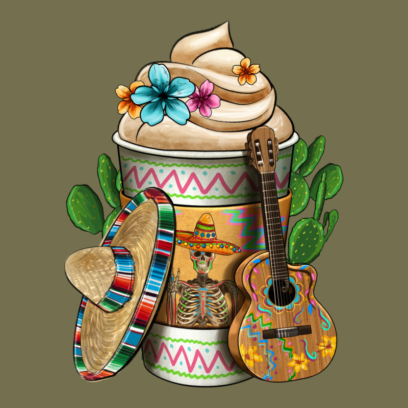 Mexican Hot Coffee Cup Vintage Hoodie by FaDigitalArtStudio | Teevron