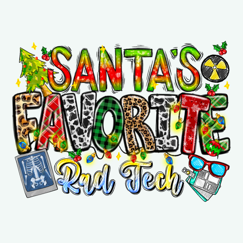 Santa's Favorite Rad Tech Premium Hoodie by CowhideDigitalArt | Teevron
