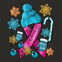 Winter Breast Cancer Ribbon Heavy Core Tee | Teevron
