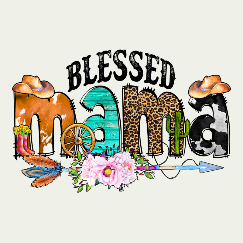 Blessed Mama Urban Heavy Tee by CowCowDesign | Teevron