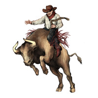 Cowboy Bull Rodeo Premium Tee | Teevron