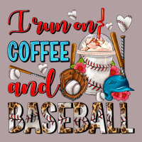 I Run On Coffee And Baseball Frappe Vintage Hoodie | Teevron