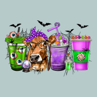 Coffee Cups With Cow And Halloween Heavy Core Tee | Teevron