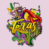 Texas Map Mardi Gras Ladies Tee | Teevron