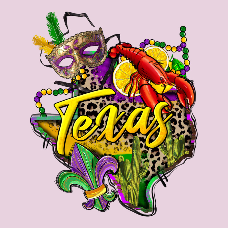 Texas Map Mardi Gras Ladies Tee by CowGirlArtShop | Teevron