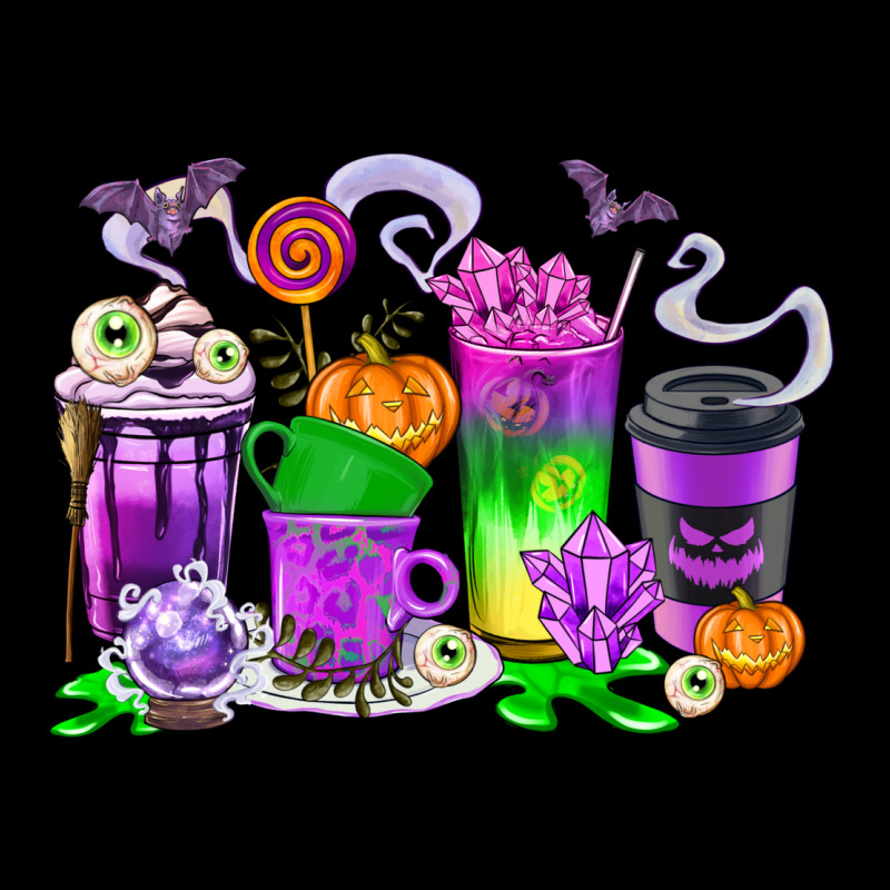 Halloween Coffee Cups Heavy Core Tee by texasbilliewilder | Teevron