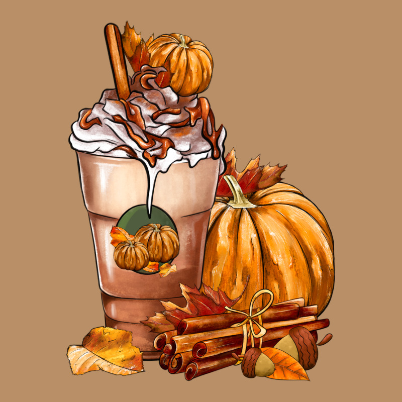 Pumpkin Spice Coffee Vintage Hoodie by FaDigitalArtStudio | Teevron